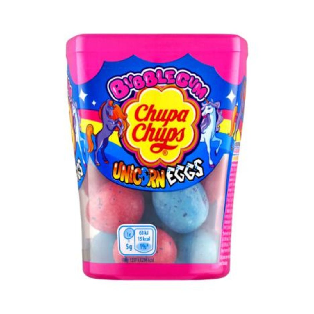 UK Chupa Chups Bubblegum Unicorn Eggs 90g