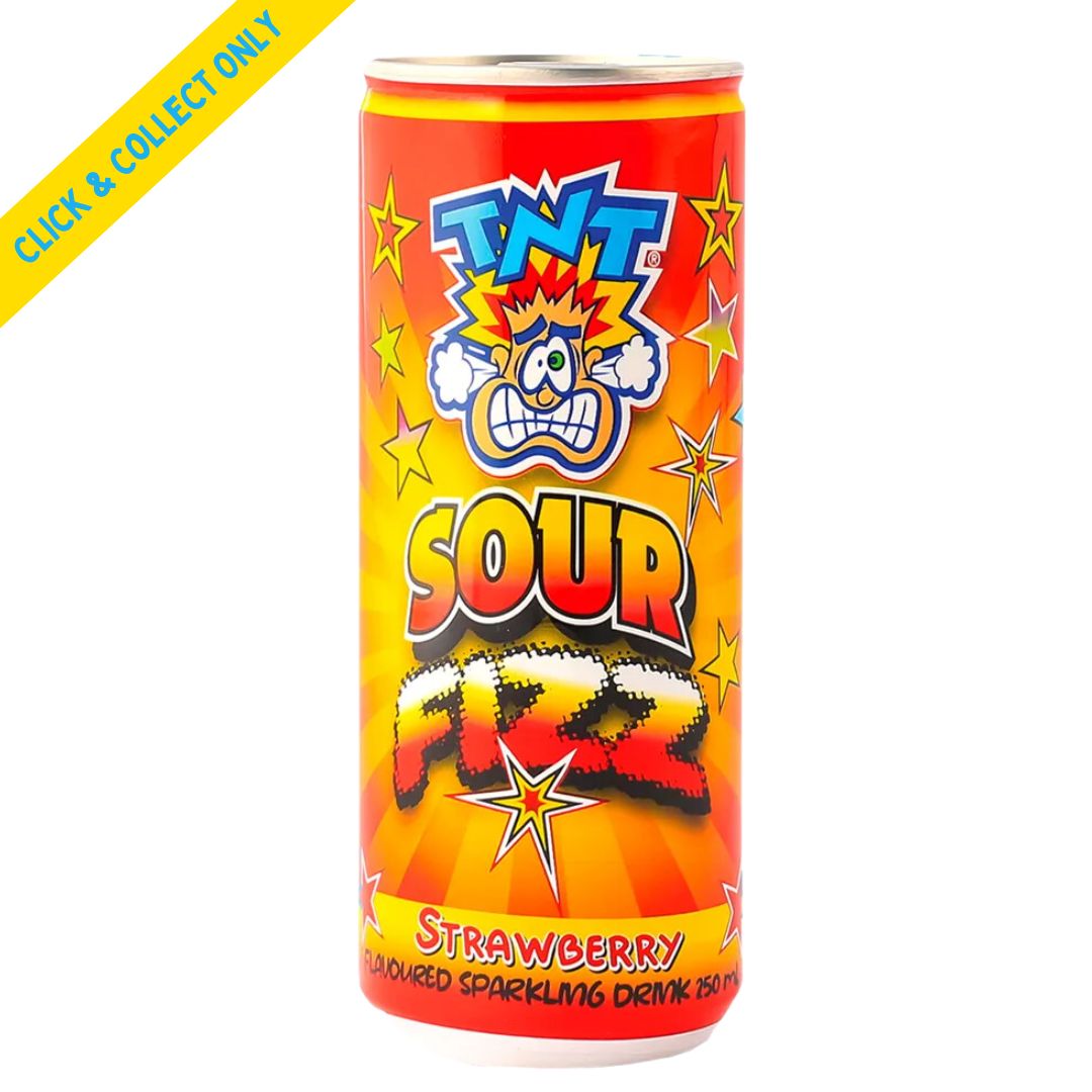 CLEARANCE - TNT Sour Fizz Strawberry 250ml (DNO)