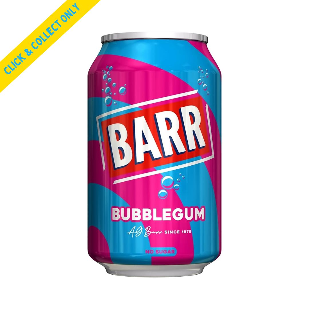 Barr Soda - Bubblegum 330ml, Size: 330ml x 1