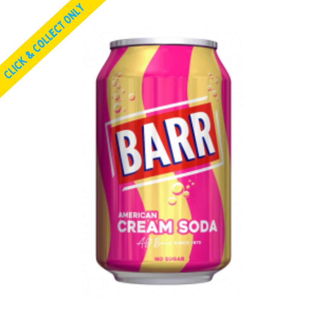 Barr Soda - American Cream Soda 330ml, Size: x 1