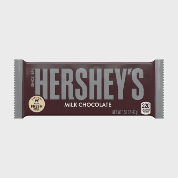 Hershey's Bar - Milk Chocolate, Size: 43g