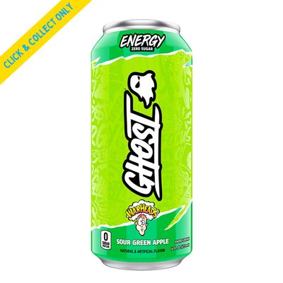 Ghost Energy 473ml - Warheads Sour Green Apple