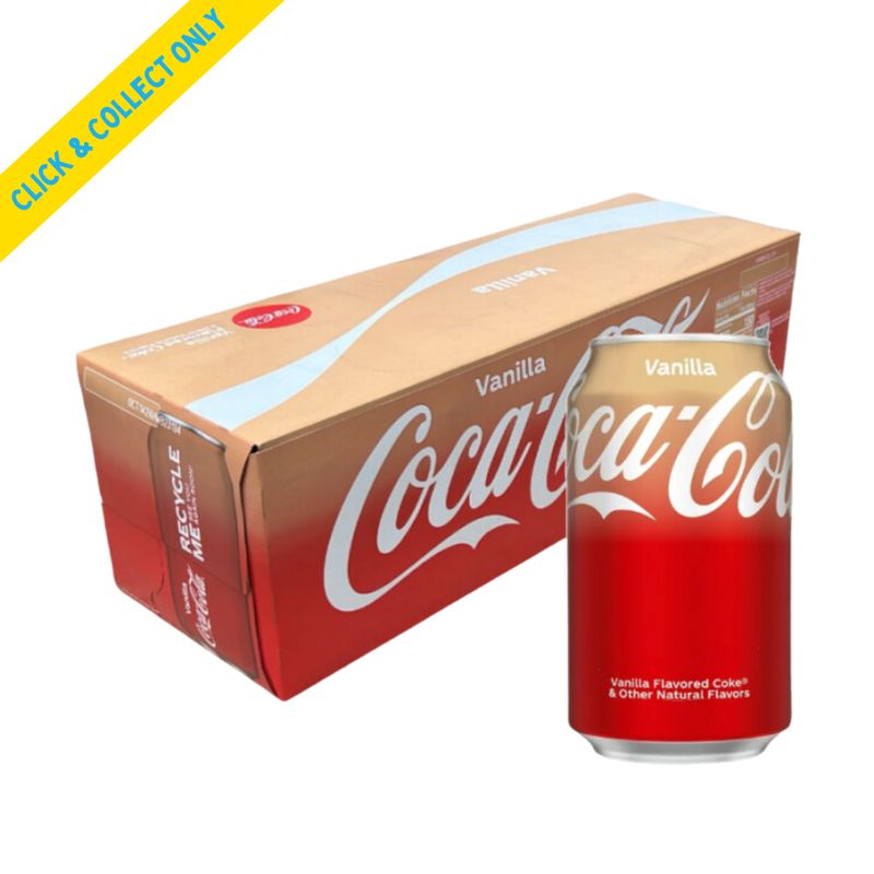 US Coca Cola Vanilla 355ml, Size: x 12