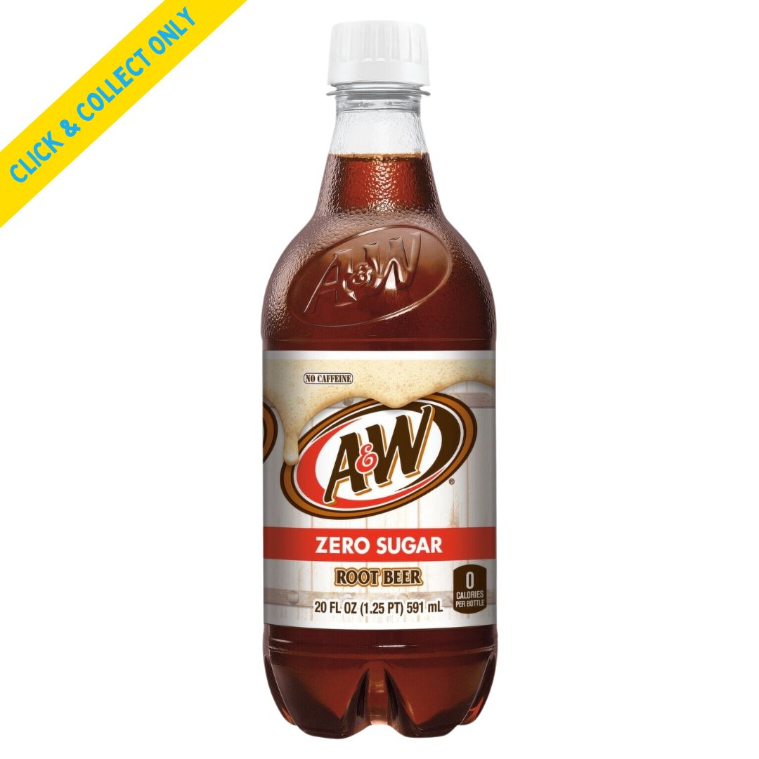 A&amp;W Root Beer Zero Sugar 591ml, Size: 591ml
