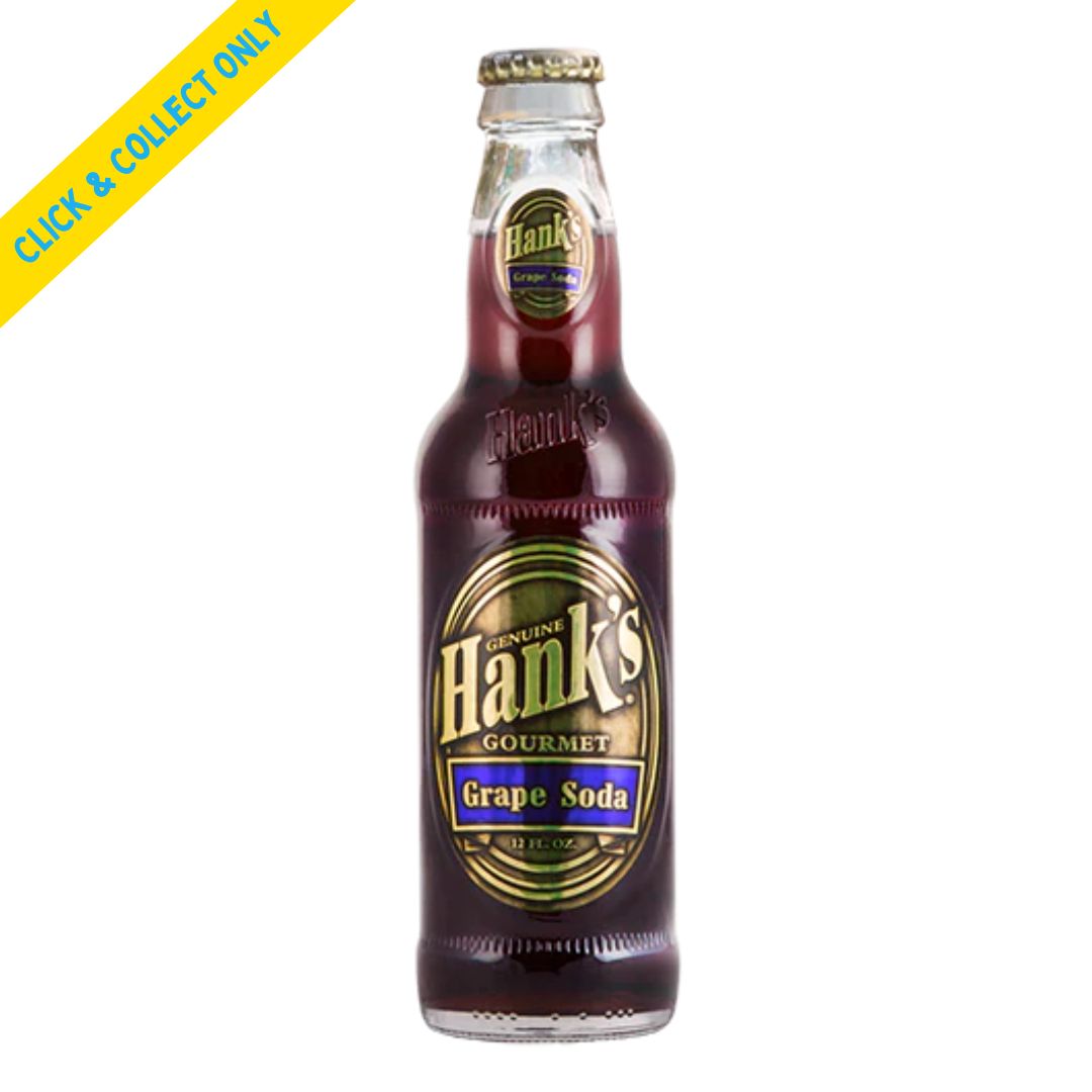 Hank&#39;s Gourmet Grape Soda 355ml