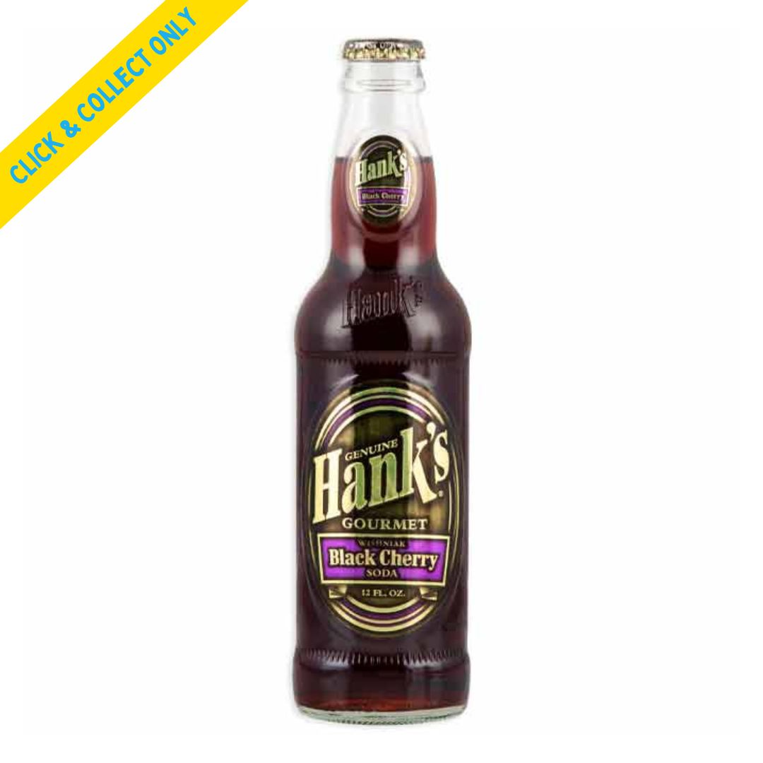 Hank&#39;s Gourmet Black Cherry Soda 355ml
