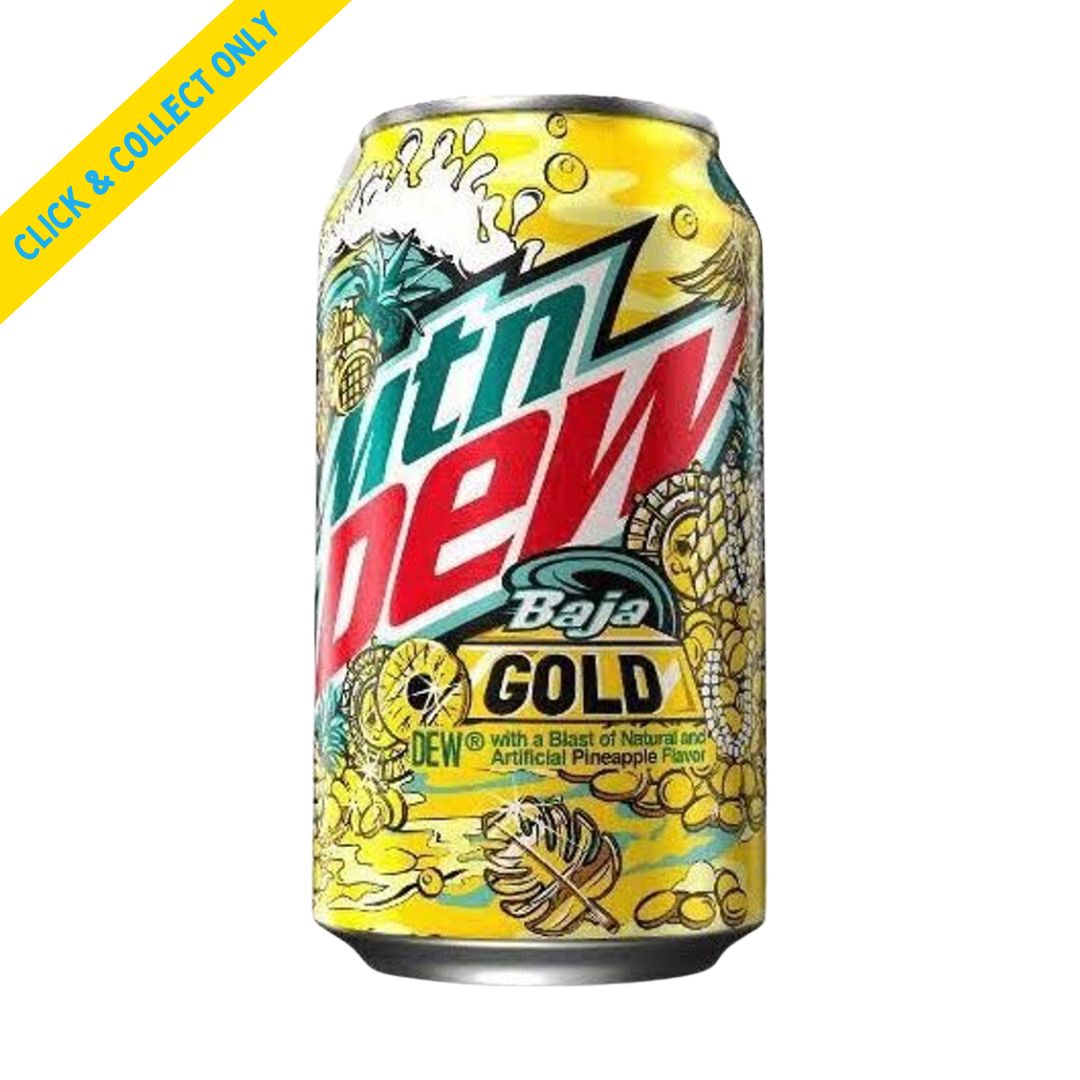 Mtn Dew (Mountain Dew) Baja Gold 355ml