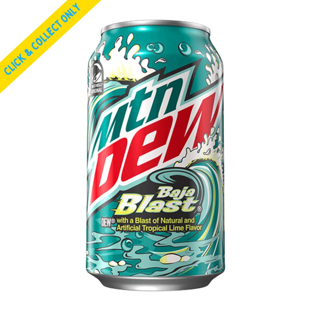 Mtn Dew (Mountain Dew) Baja Blast 355ml