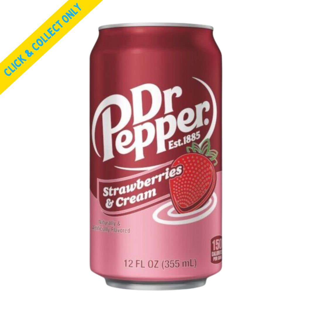 Dr Pepper Strawberries &amp; Cream 355ml can
