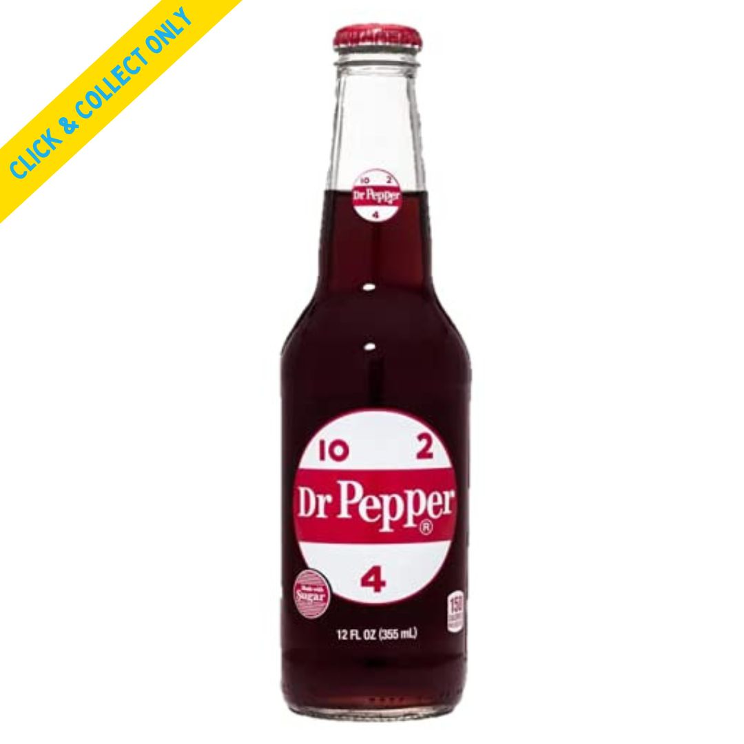 Dr Pepper Glass - Real Sugar 355ml