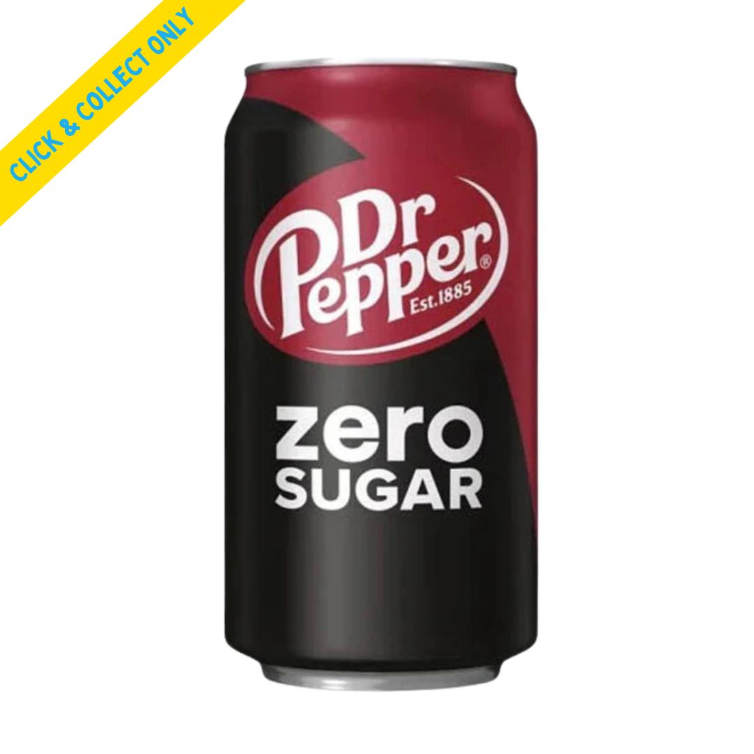 Dr Pepper Zero Sugar 355ml can