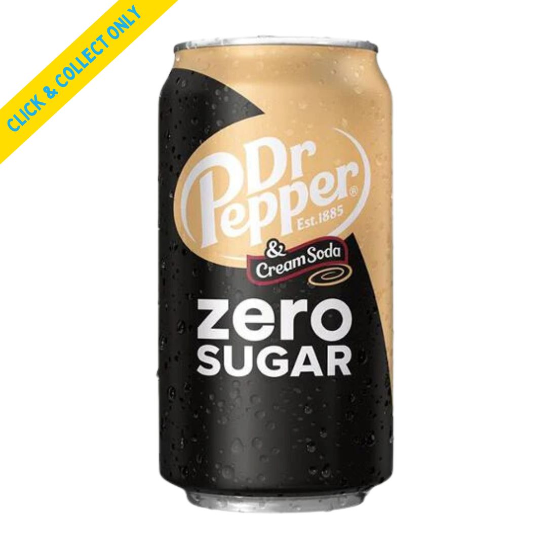 Dr Pepper Cream Soda Zero 355ml can