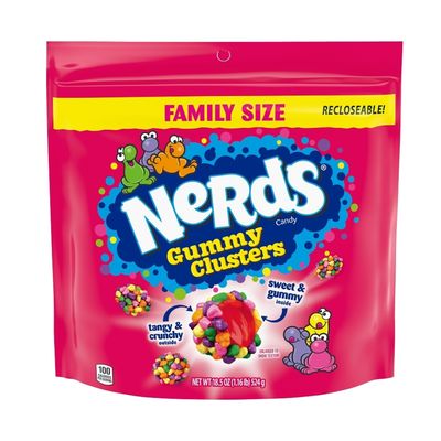 Nerds Gummy Clusters - Rainbow (Family Size 524g)