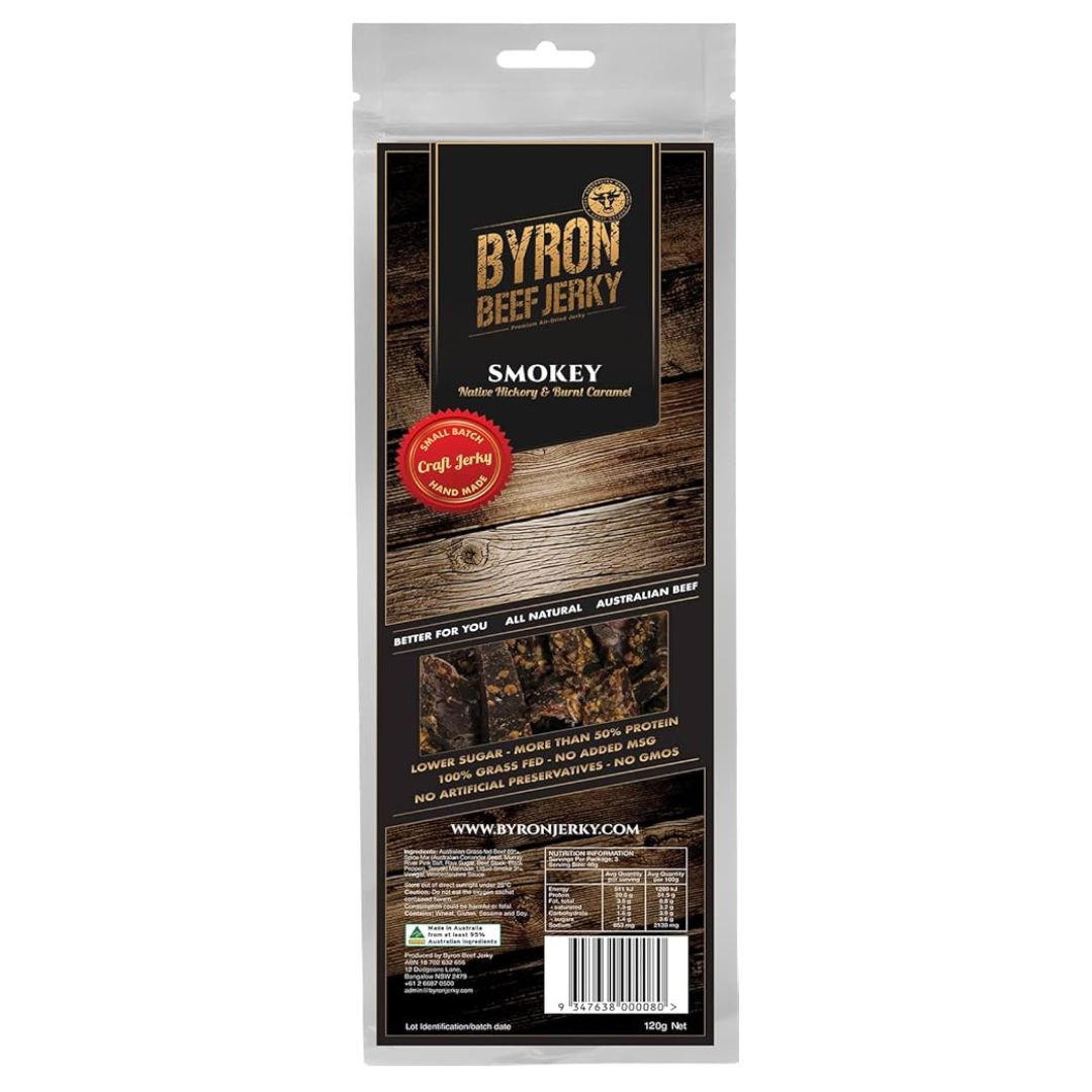 Byron Beef Jerky - Smokey 120g