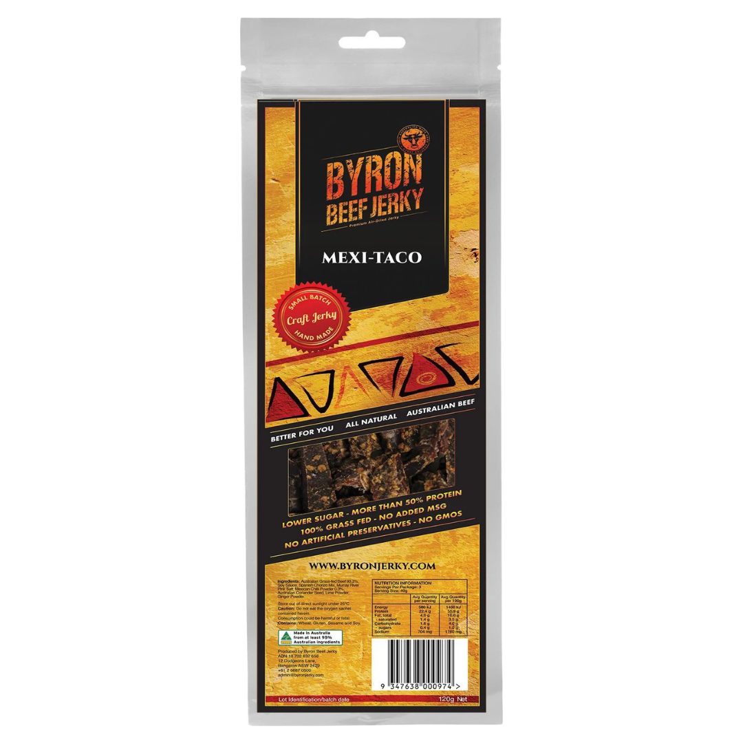 Byron Beef Jerky - Mexi-Taco 120g (DNO)
