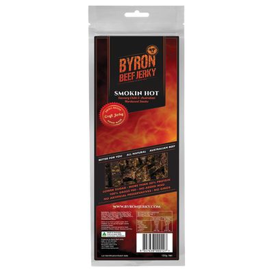 Byron Beef Jerky - Smokin Hot 120g
