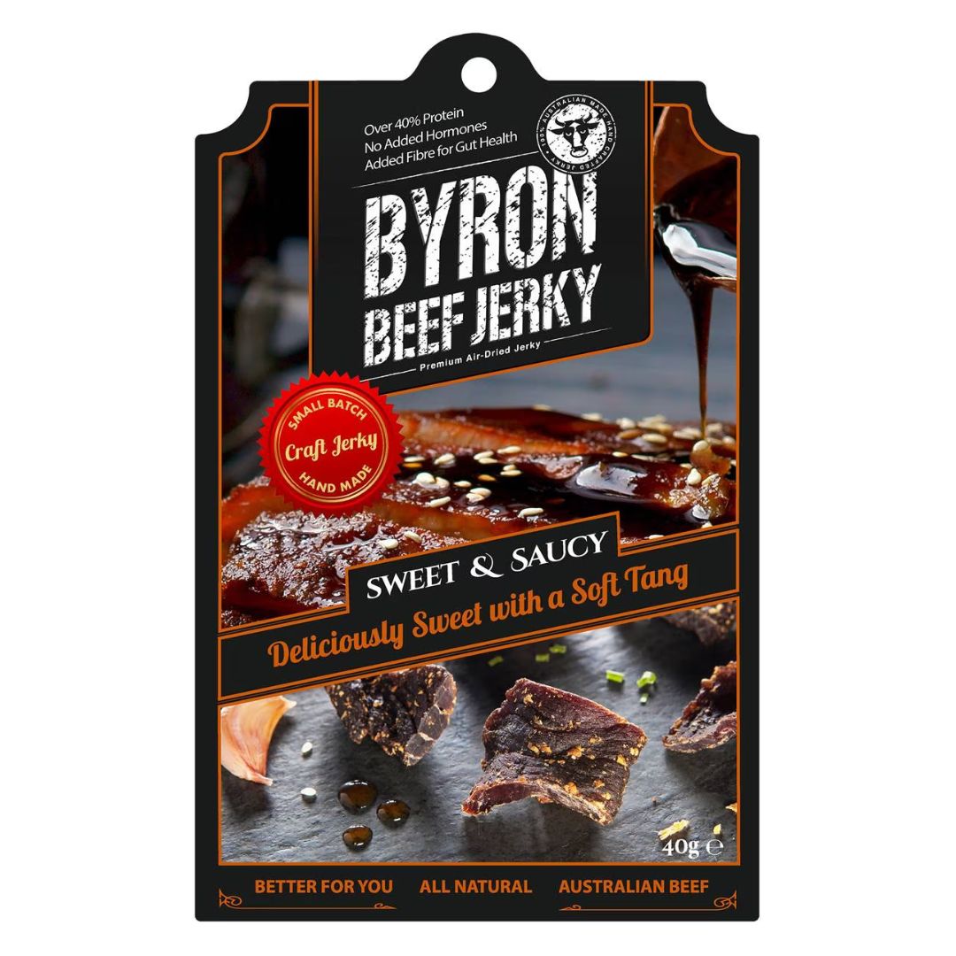 Byron Beef Jerky - Sweet And Saucy 120g