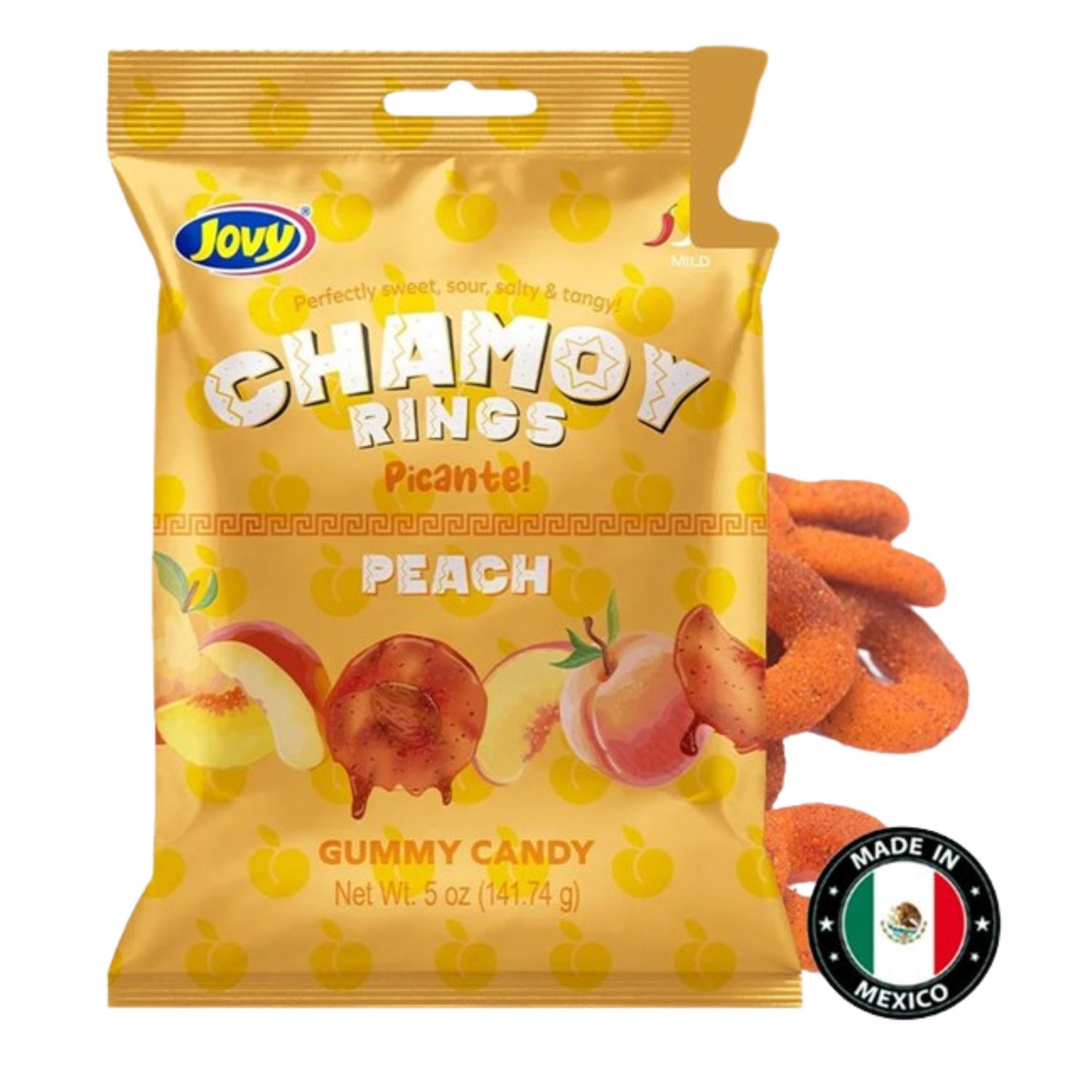 Chamoy Rings 142g - Peach