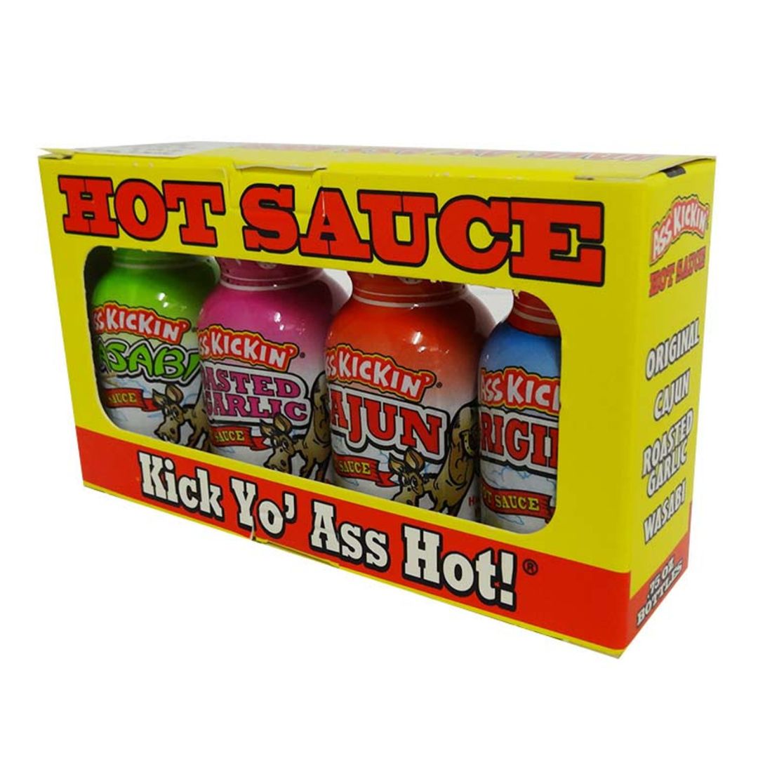 Ass Kickin Hot Sauce Mini Pack (4 x 22g)