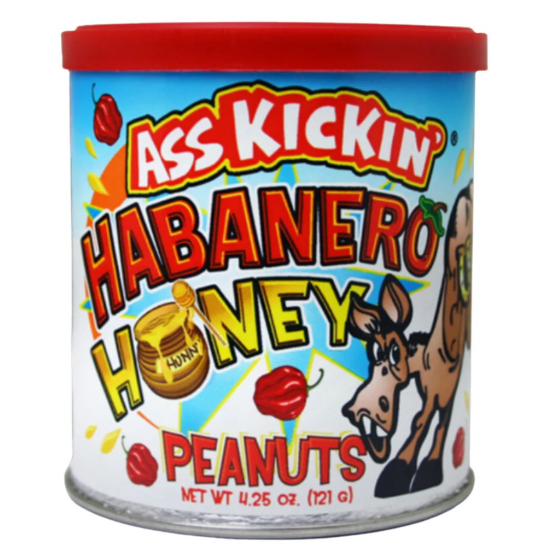 Ass Kickin&#39; Habanero Honey Peanuts 119g