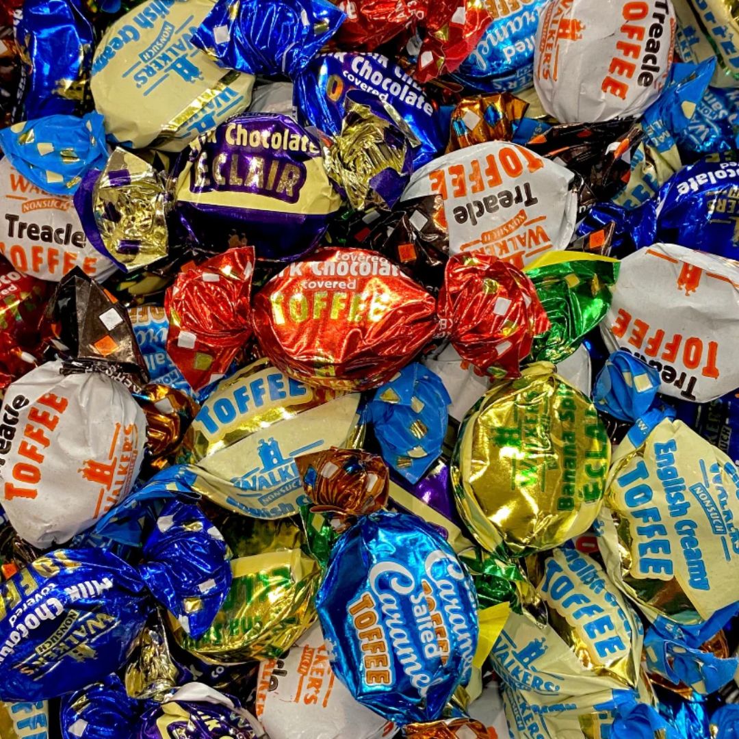 Assorted Toffees &amp; Choc Eclairs, Size: 200g