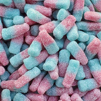 Bubblegum Bottles (UK) - Fizzy / Sour (Large)