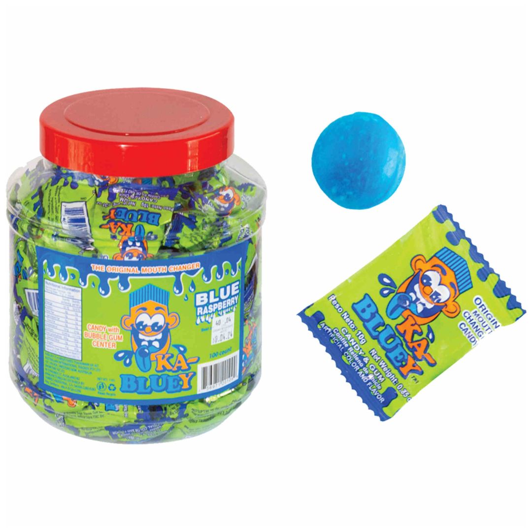KA-Bluey Candy Blue Raspberry (Green wrapped)