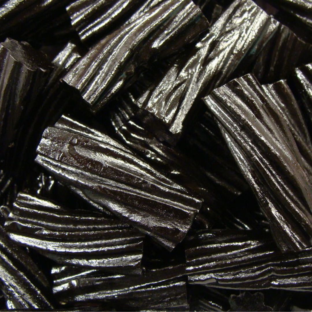 Licorice Twists (Pieces) - Black Licorice, Flavour: 250g