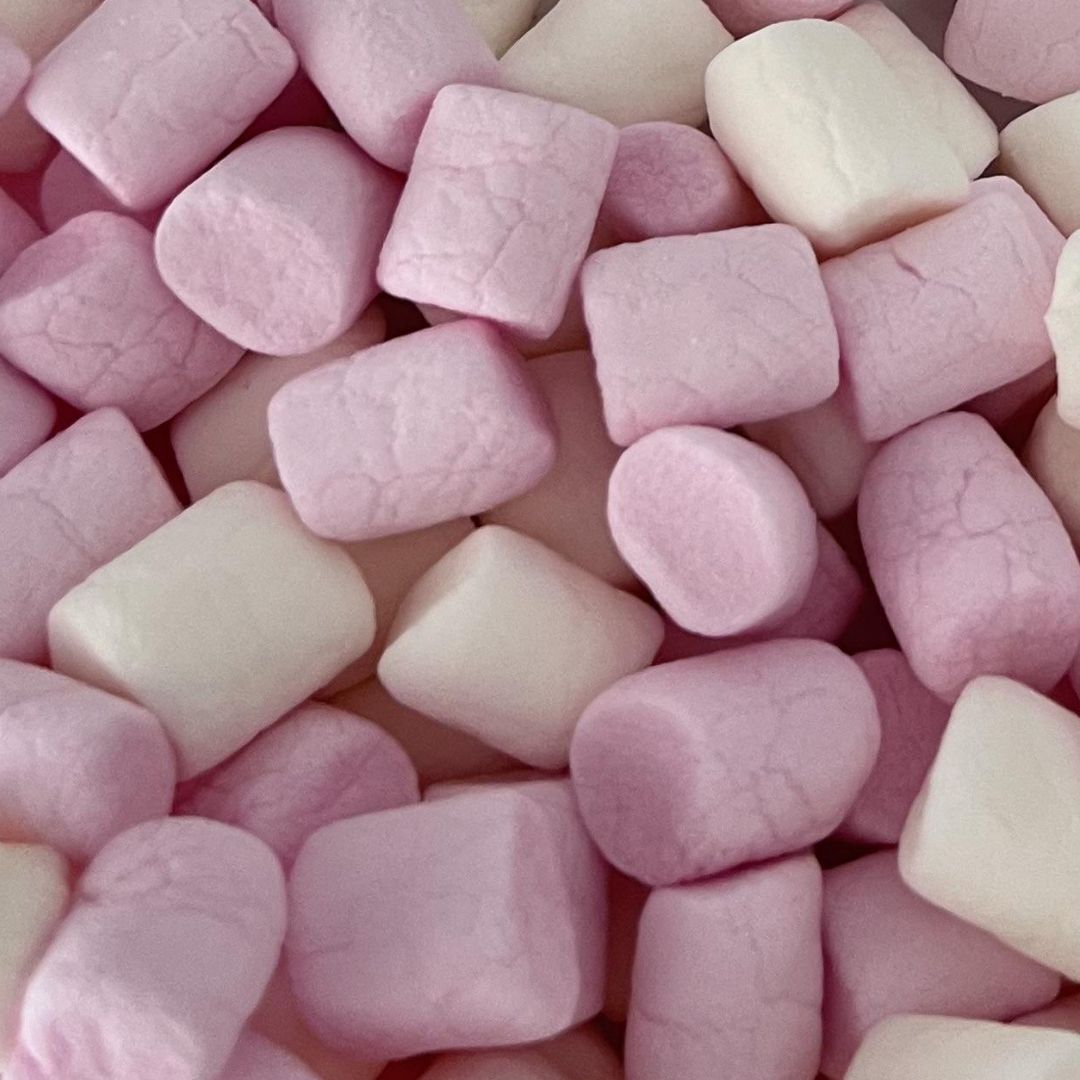 Marshmallow Mini's - Pink &amp; White (Lolliland), Size: 150g