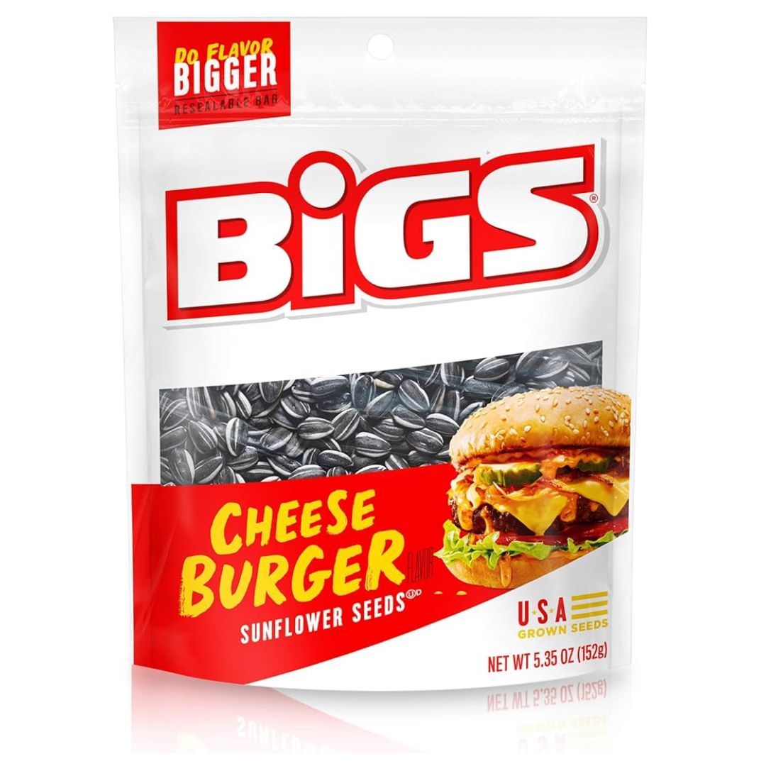 Bigs Sunflower Seeds 152g, Flavour: Cheeseburger