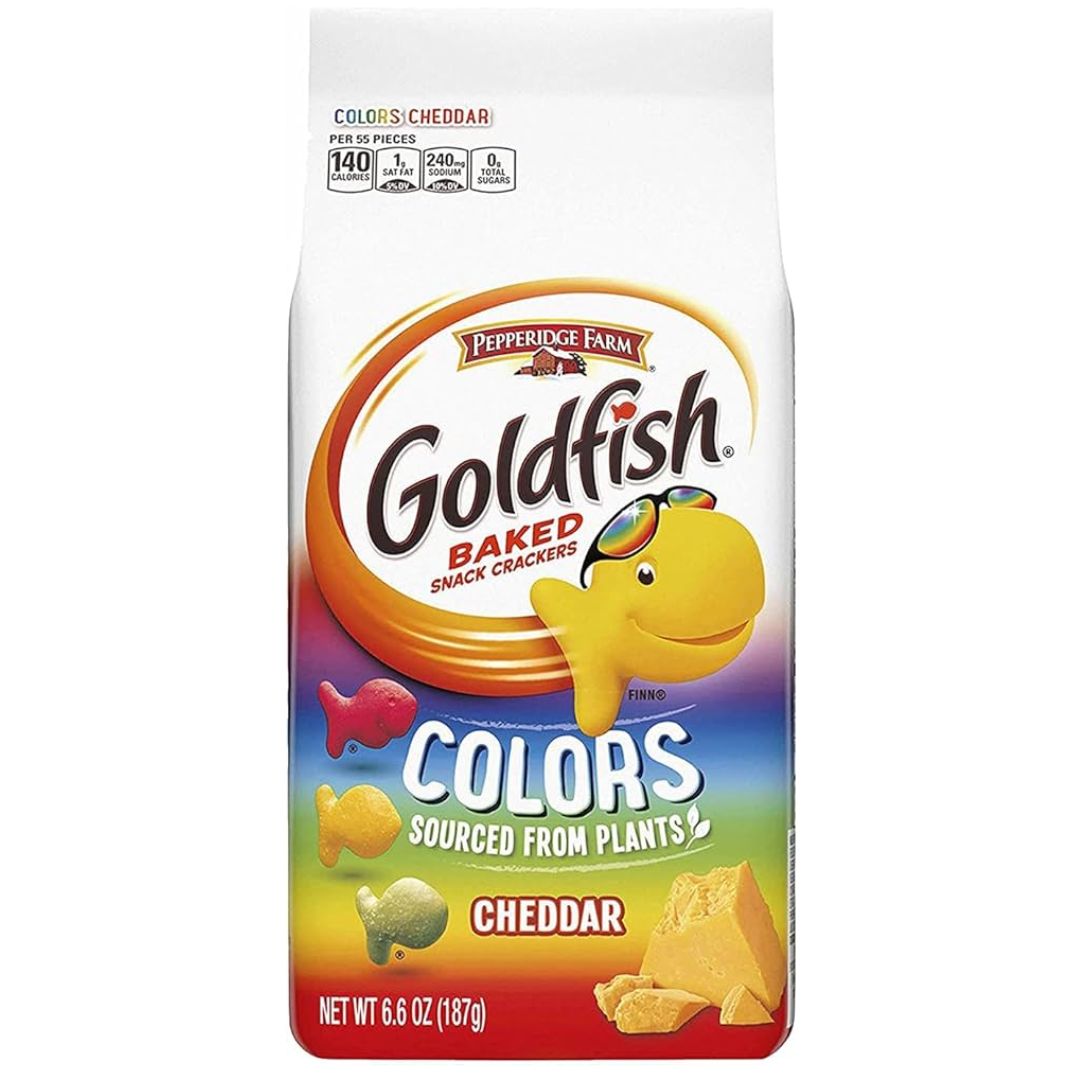 Goldfish 187g, Flavour: Colors Cheddar