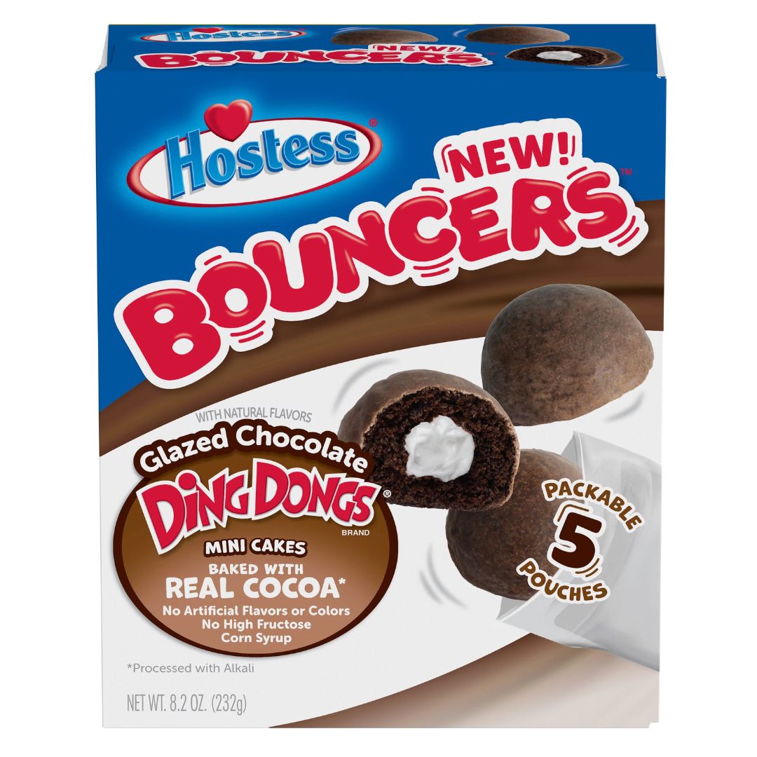Hostess Bouncers - Glazed Chocolate 232g
