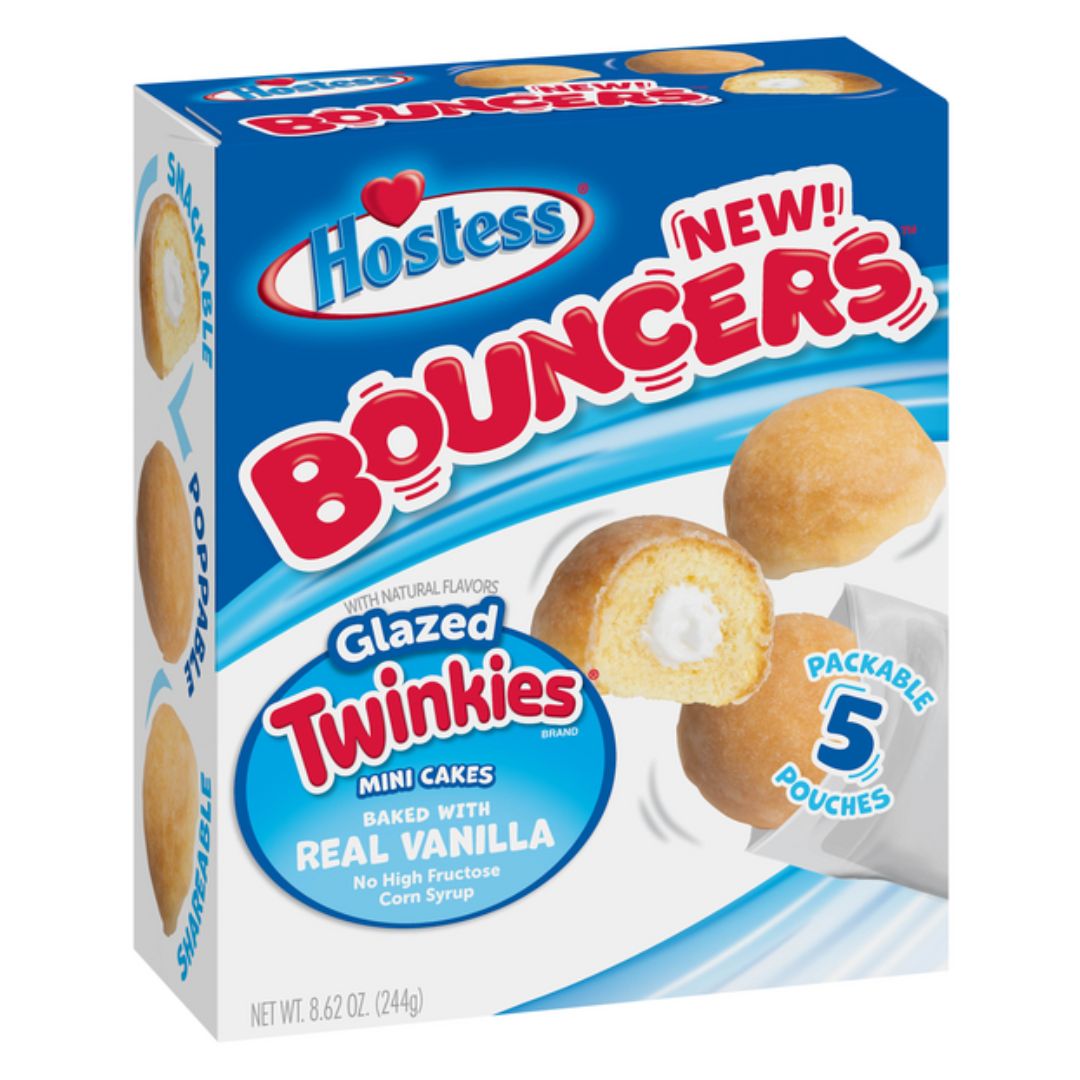 Hostess Bouncers - Glazed Vanilla 244g