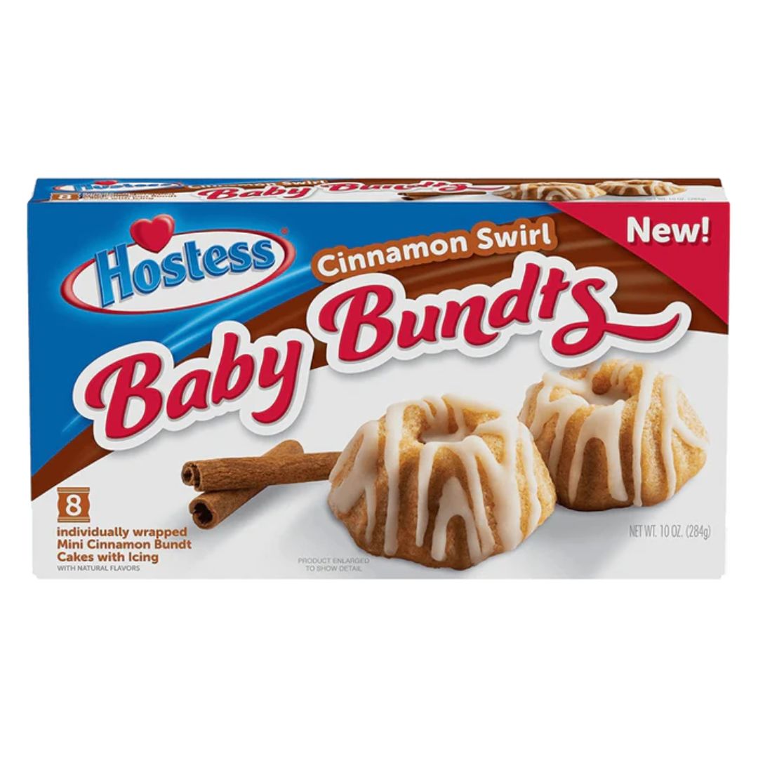 Hostess Baby Bundts Cinnamon Swirl (8pc box)
