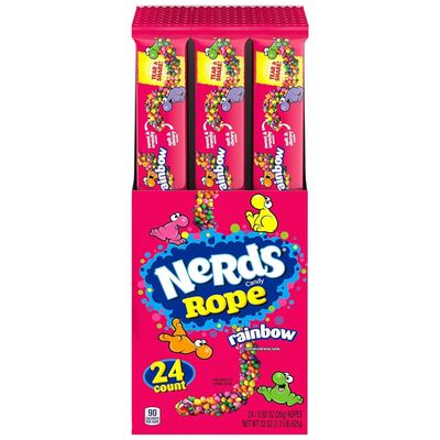 REDUCED BB AUG 25 - Nerds Rope - Rainbow Pink