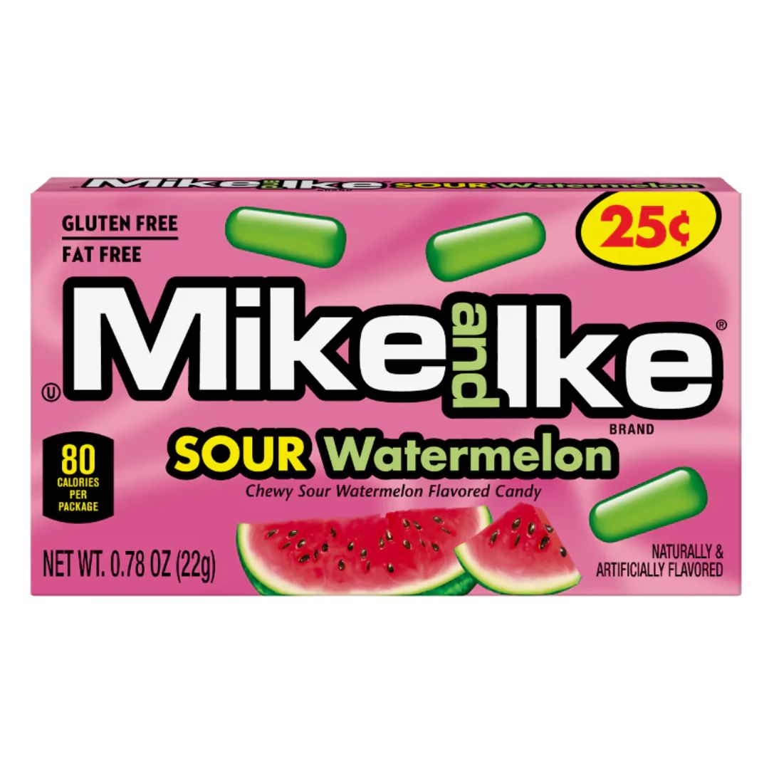 Mike &amp; Ike Sour Watermelon 22g Mini Box