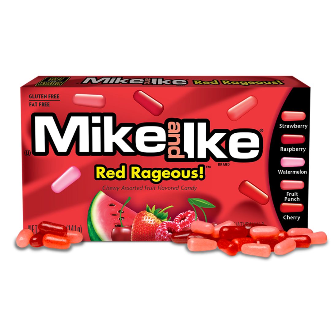 Mike &amp; Ike Red Rageous Movie Box 120g