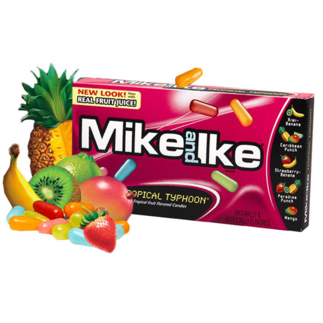 Mike &amp; Ike Tropical Typhoon Movie Box 120g -141g