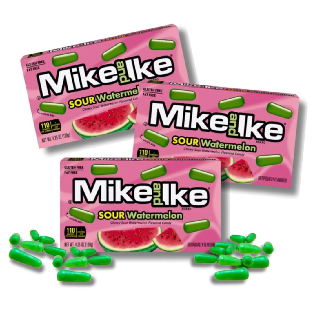 Mike &amp; Ike Sour Watermelon Movie Box 120g