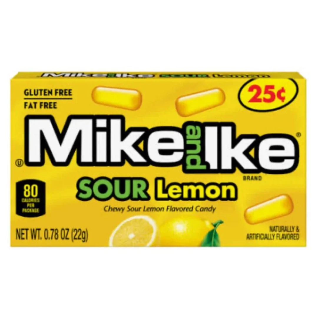 Mike &amp; Ike Sour Lemon 22g Mini Box