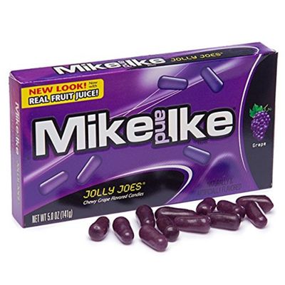 Mike &amp; Ike Jolly Joes (Grape) Movie Box 120g