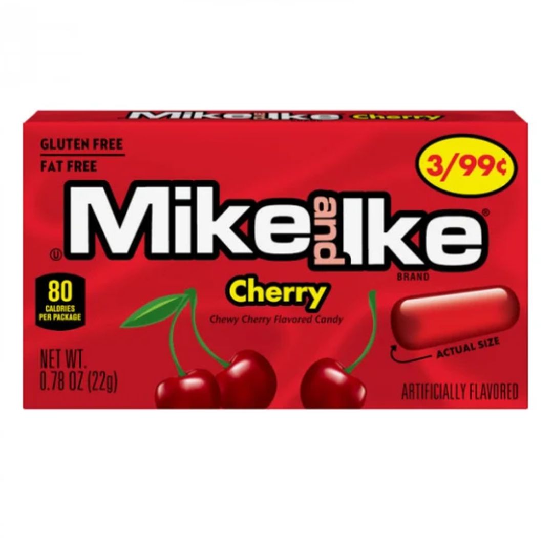 Mike &amp; Ike Cherry 22g Mini Box