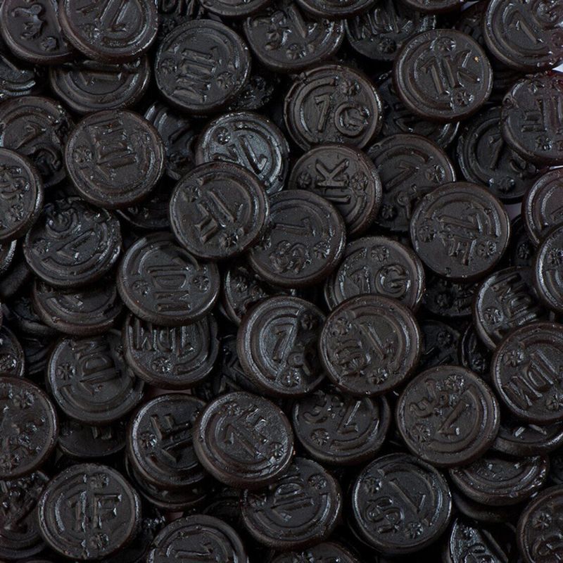 de Bron Black Coins (Muntendrop) Sugar Free