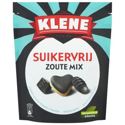 Suikervrij Dropmix Zout (Sugarfree Salty Licorice Mix) 175g