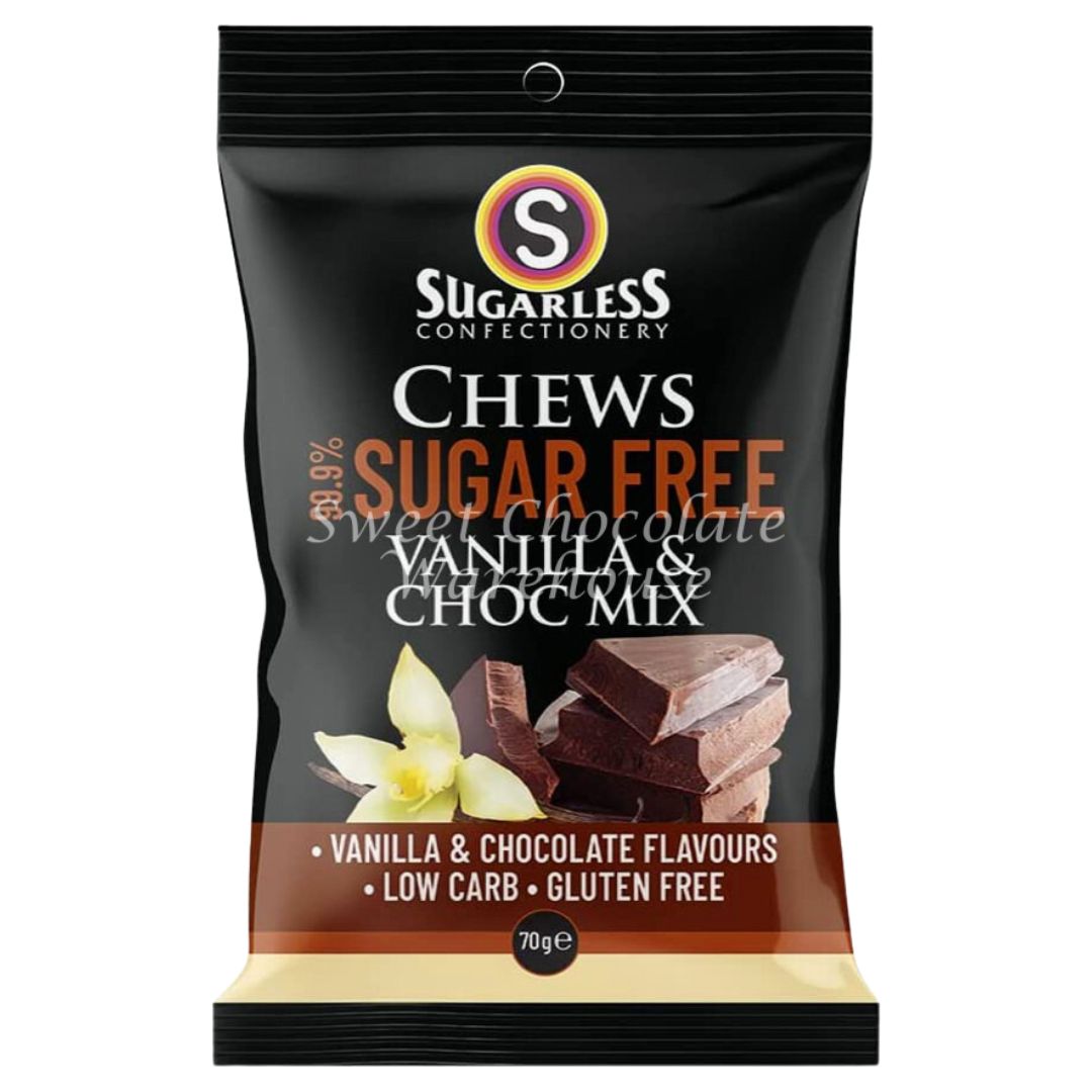Vanilla &amp; Choc Mix Chews 70g