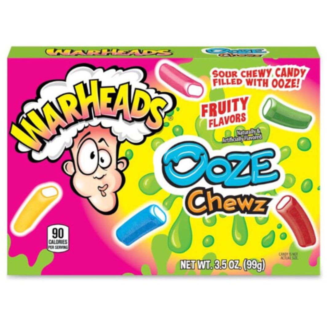 Warheads Ooze Chewz Movie Box 99g