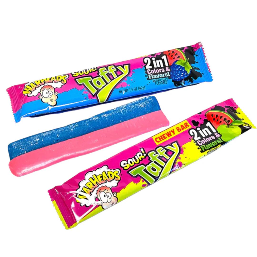 Warheads Sour Taffy Bar 42g