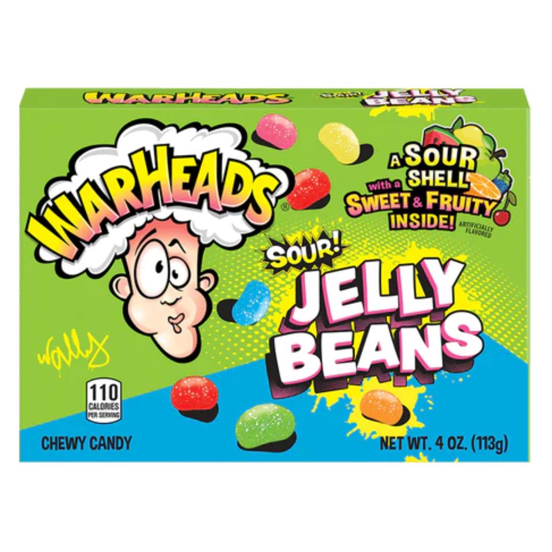 Warheads Sour Jelly Bean 113g Movie Box