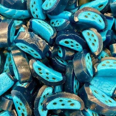 Blue Raspberry Slices (Peelable) (Kingsway UK)