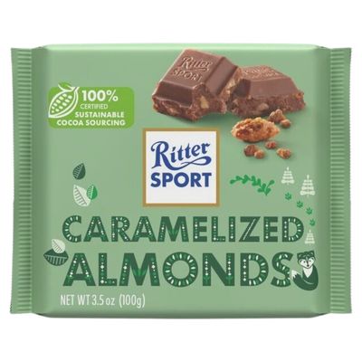 Ritter Caramelised Almond Chocolate 100g